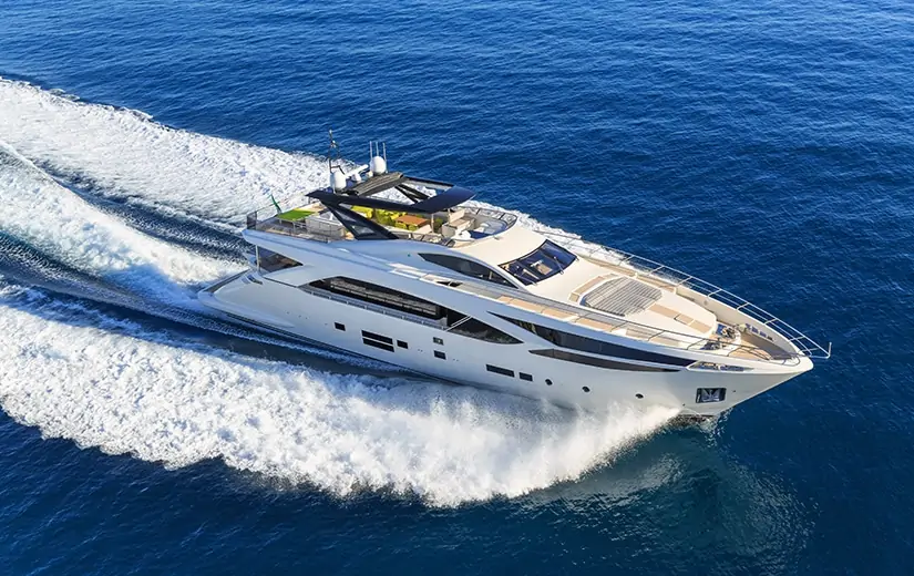 A luxury motoryacht