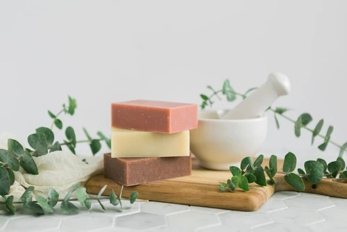 Organic beauty soaps